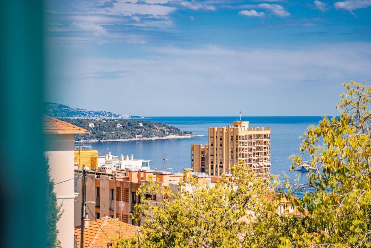 Апартаменты Frontiere De Monaco - Balconnet Vue Mer - Ba Босолей Экстерьер фото